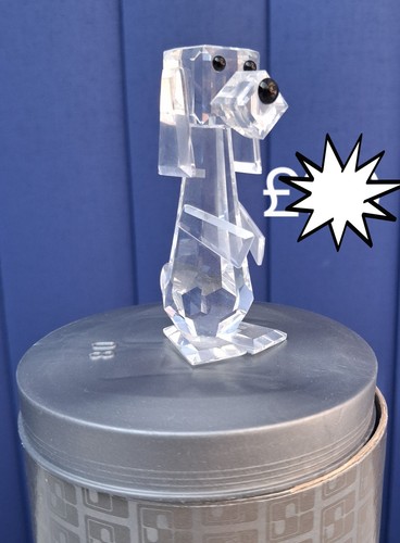 Swarovski crystal dog 7635 - crystal,