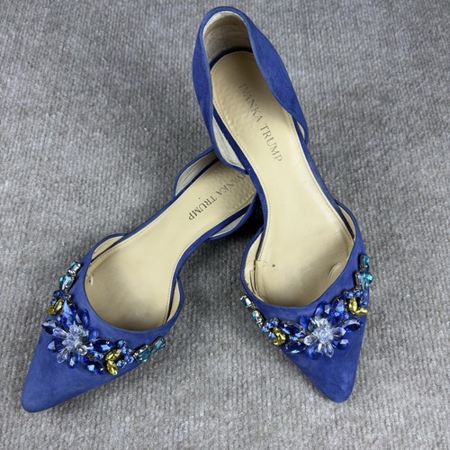 Ivanka trump blue jeweled - ivanka,