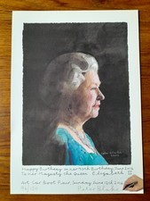 Sir Peter Blake signed Her