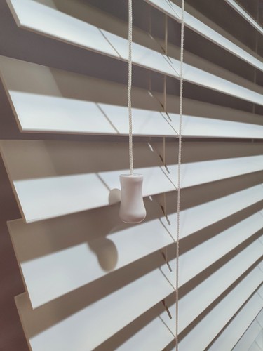 Faux wood venetian blinds - faux,