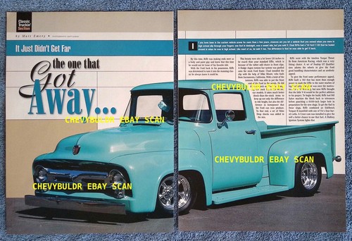 1956 ford 100 restomod - f-100,