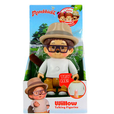 Monchhichi 13cm Articulated Talking Figure with 15 Phrases Super Cute - Willow.