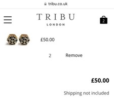 £50 Yellow Brass Hexagonal Geometric Stretched Ear Weights Gauges Hangers 12mm