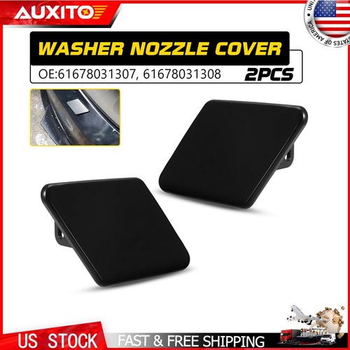 Front bumper headlight washer - front,