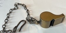 Antique Brass Whistle 