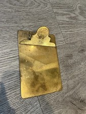 Original Shell Clip Board Not Enamel Sign Automobilia Collectible 