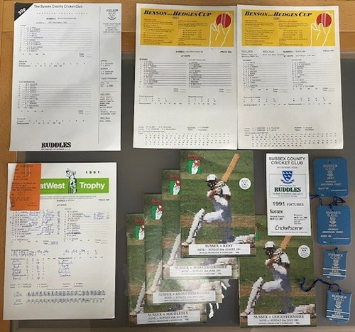 Sussex county cricket 1991 - county,