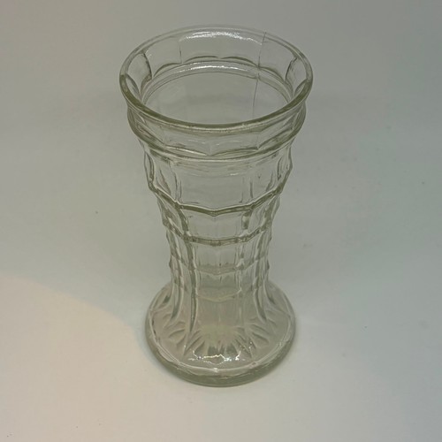 Vintage pressed glass fluted - vintage,