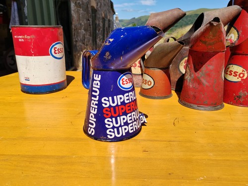Vintage oil jug - jug, esso