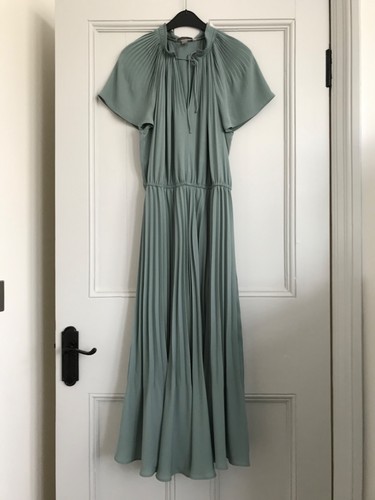 Pale green pleated - h&m,