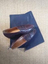 Baudoin & Lange Men's Oxblood Brown Leather Loafers Shoes EU 43 UK 9