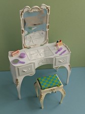 Pedigree Sindy's Dressing Table and Stool with Accessories Vintage