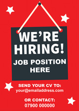 POSTER Staff Wanted Job