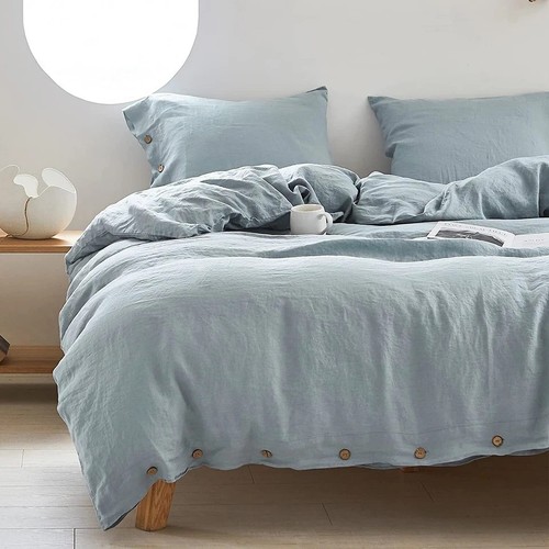 Linen duvet cover dusty - linen,