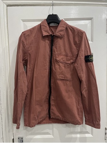Stone island brick red canvas - brick,