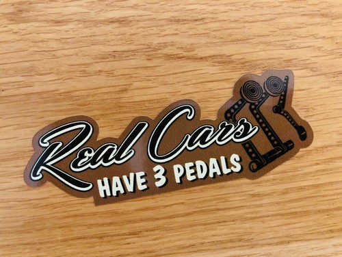 Real cars have - 3, decal
