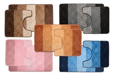 Non Slip 2 Piece Bathroom Mat