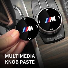 Car Multimedia Knob Button Decoration Sticker Auto Accessories For BMW M X1 X3 X