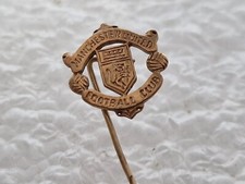 Manchester United FC Stick Pendant (Gold Cast 375) MUFC Man Utd Memorabilia RARE