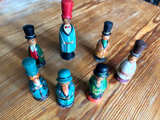 7 x handmade hand-painted