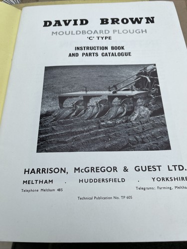 David brown mouldboard plough - david,