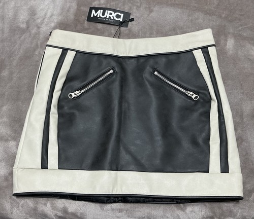 Murci faux leather mini skirt - leather,