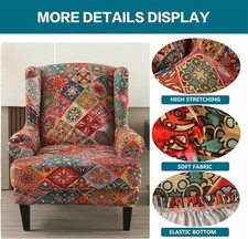 Wingback Chair Cover