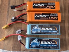 14.8v 4s 6000mah Lipo