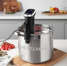 Sous Vide+ Precision Cooker 1200W Quiet Operation Thermo Control by MisterChef