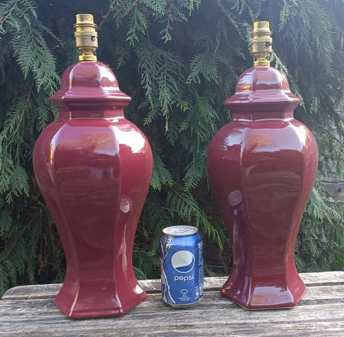 Pair deep burgundy - pair,