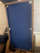 Riley 6ft 6in Supersize Folding Pool Table - Beech Finish