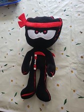NINJA KIDS TV  Soft Plush Toy Ashton  11" Ninja Characters Figure Soft VGC
