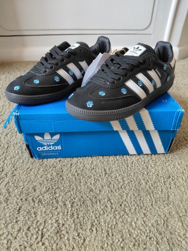 Adidas samba black floral - black,