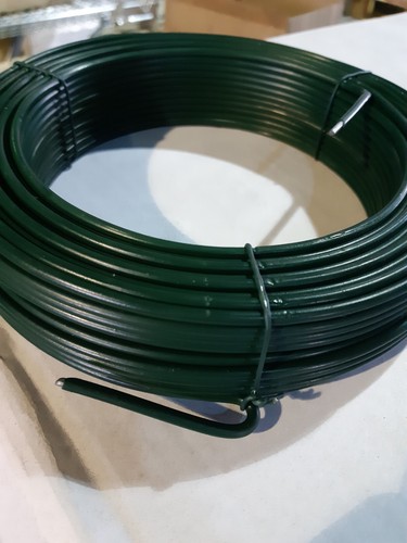 Green garden line wire pvc - green,