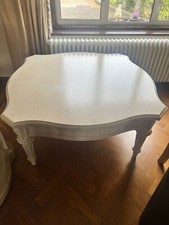 coffee table used wood white