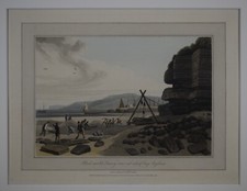 Near Red Wharf Bay, Anglesea. Original aquatint by William Daniell RA, 1815