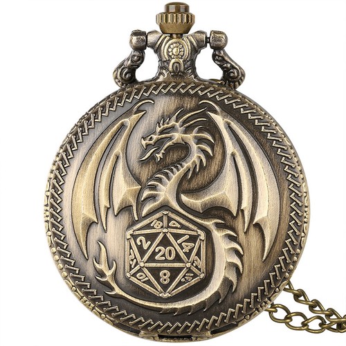 Engraved dragon pocket - engraved,