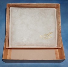 Vintage Spicer Hallfield Topaz Consort 'Our Daughters Wedding' Album - Boxed