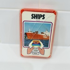Vintage Top Trumps Ships Card