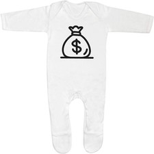 'Money Bag' Baby Romper