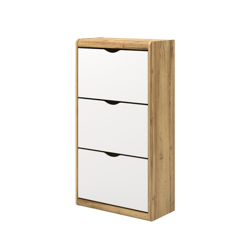 Oak and white tier - tier, shoe