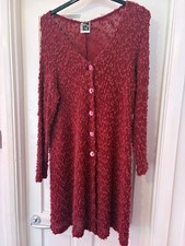 Sixteen47 red boucle cardigan