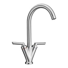 Stainless steel tap double - steel,