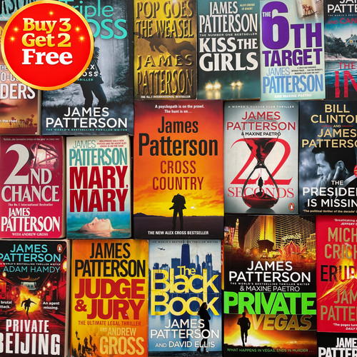 James patterson books - james, novels