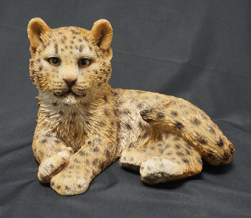 Realistic laying leopard - laying,