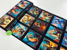 Dragon's Song Panel Cotton
