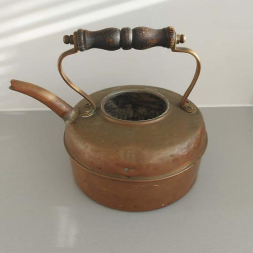 Antique copper kettle no lid - antique,