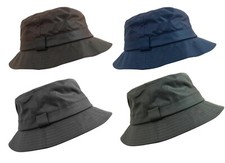 Mens Ladies Safari Boonie Bush Waxed 100% Cotton Bucket Sun Hat