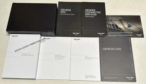 2023 genesis g70 owners - 2023, manual