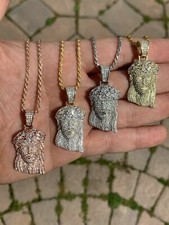 Men's Solid 925 Silver Jesus